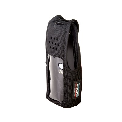 [2806-B] Funda de Nylon, lazo-cinto, capuchón con broches para botones y amplio visor frontal para NX-410K2 y NX-411K2.