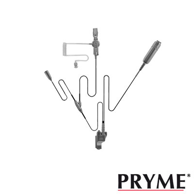 [SPM-3311] Micrófono - Audífono de solapa de 3 cables para KENWOOD Serie 80/ 90/ 140/ 180, NX200/ 410.Compatible con VOX de la serie 180 y NX-200.
