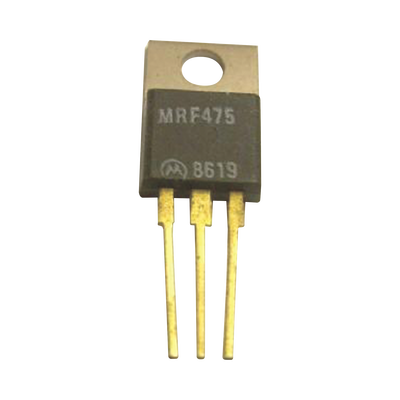 [MRF475] Transistor NPN de Potencia RF, Silicio de 30 MHz, 13.6 Vcc, 4.0 Amp. 10 Watt, TO-220AB.