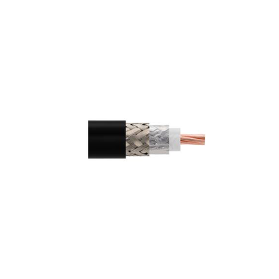 [LMR-600UF] Metro de Cable Coaxial 50 Ohm, LMR600 Ultra Flexible, Cobre Trenzado de Núcleo, Cinta de Aluminio y Malla de Cobre EstaÑado para el Blindaje