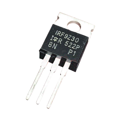 [IRF9Z30] Transistor de Potencia MOSFET, Canal P, 50 Volt, 18 Amp., 0.14 Ohm, 74 Watt, TO-220AB, para Analizador III.