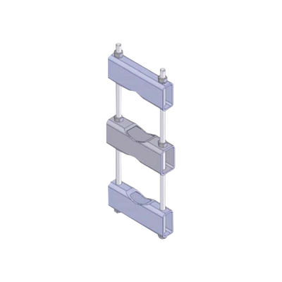 [CLAMP-006C] Herraje Sencillo de Montaje para Antena o Mástil con diámetros de 5 pulg. (8.89-14.13 cm.).