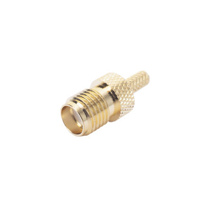 [RP-3050-1B] Conector SMA Hembra Inverso de anillo plegable para cable RG-174/U, BELDEN 8216.