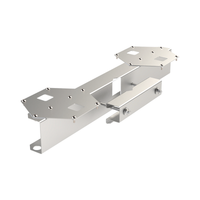 Base Doble para Lámpara de Obstrucción EI-GSLSE. Compatible con tubo hasta 1-1/4.