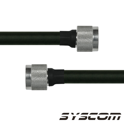Cable Coaxial RG-214/U de 60 cm, en 50 Ohm, 0.425, CD-4 GHz, con Conectores N Macho a N Macho.
