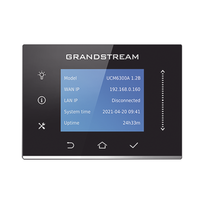 [UCM6300A] Conmutador IP-PBX 250 usuarios, hasta 50 llamadas simultaneas, solución para PyMEs