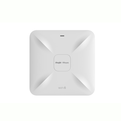 [RG-RAP2260(G)] Punto de Acceso Mesh Wi-Fi 6 para Interior, se Instala en Techo o Pared, hasta 512 Usuarios y 1.7 Gbps, Doble Banda 802.11ax MU-MIMO 2x2