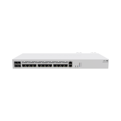 [CCR2116-12G-4S+] Cloud Core Router 16 Nucleos ARM, 12 puertos Gigabit, 4 SFP+ 10G