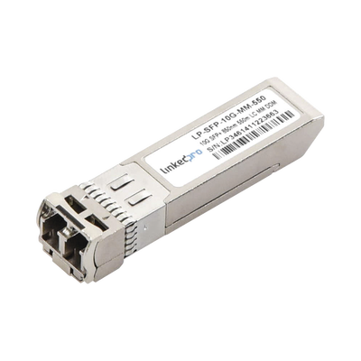 [LP-SFP-10G-MM-550] Transceptor Óptico SFP+ (Mini-Gbic) / Multimodo 850 nm / 10 Gbps / 10GBASE-SR / Conectores LC/UPC Dúplex / DDM / Hasta 550 m