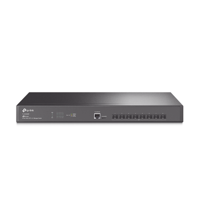 [TL-SX3008F] Switch Fibra Óptica L2+ Omada / 8 Puertos SFP+ 10G / 2 Puertos Consola (RJ45 y micro-USB) / Administración Centralizada Omada o Stand-Alone / Multicast IGMP / Calidad de Servicio / Montaje en Rack / Silencioso (sin ventiladores)