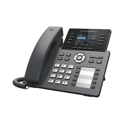 Teléfono IP Wi-Fi, Grado Operador, 8 líneas SIP con 4 cuentas, pantalla a color 2.8, puertos Gigabit, Bluetooth, PoE, codec Opus, IPV4/IPV6 con gestión en la nube GDMS