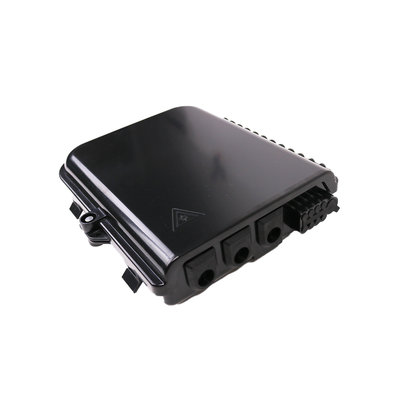 [LP-FAT08-3] Cierre de Empalme para 24 fusiones de fibra óptica, Interior/Exterior, 3 Entradas para Cable Ø 6-12mm, con 8 acopladores SC/APC y splitter 1x8 SC/APC Incluido, IP65