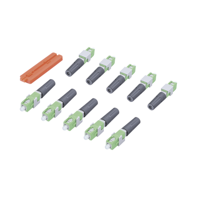 [SCAPCMCS10] Conector Mecánico Monomodo SC/APC Pre-pulido 3 mm (Bolsa con 10 Piezas)