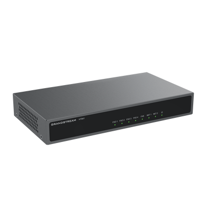 [HT-841] Gateway Analógico 4 FXO (Conectar Lineas Analógicas) / Puertos FXO y FXS / 3 Perfiles SIP / NAT / PoE / TR069 / Fax T.38 / 3 Vías Conferencia / AES / Failover SIP