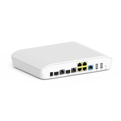 Router/Firewall, con función SD-WAN NSE3000 / 2 puertos WAN Gigabit + 2 SFP combo / 4 puertos LAN Gigabit / Detección de Amenazas/ Bloqueo de Aplicaciones / Administración desde la Nube con cnMaestro / Hasta 1,000 dispositivos