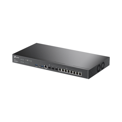[ER8411] Router Omada VPN / SDN Multi-WAN 10G / 1 Puerto WAN SFP+ 10G / 1 Puerto WAN/LAN SFP+ 10G / 1 Puerto WAN/LAN SFP 1G / 8 puertos LAN/WAN 1G / 2 Puertos USB / 2.3 Millones Sesiones Concurrentes / Administración Centralizada OMADA SDN.
