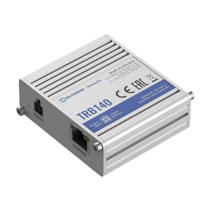 [TRB140] Router Industrial LTE 4G, con 1 puerto Ethernet 10/100/1000Mbps Gigabit