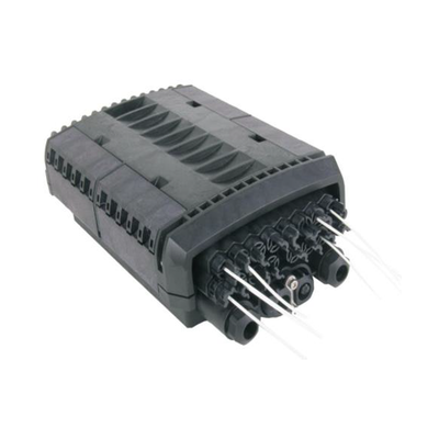 [LP-FAT16DB] Caja de Distribución de Fibra Óptica para 24 Empalmes con 16 Acopladores SC/APC. Enterrado Directo, IP68, Splitter 1x16 Incluido con Conectores SC/APC