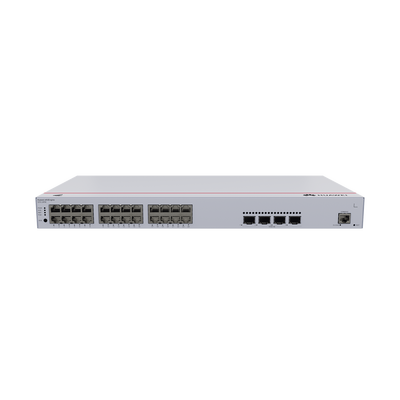 [S310-24P4X] Switch de Distribución/Core Gigabit Administrable PoE Capa 3 / 24 puertos 10/100/1000 Mbps (PoE) / 4 Puertos 10GE SFP+ Uplink / ERPS / Rutas Estáticas / iStack / PoE Perpetuo / 400W / Administración Nube Gratis