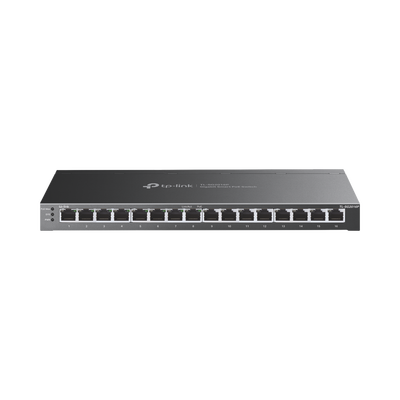 [TL-SG2016P] Switch Omada SDN Administrable 16 puertos 10/100/1000 Mbps / 8 Puertos PoE Inteligente af/at / Administración centralizada OMADA SDN / Presupuesto PoE 120W