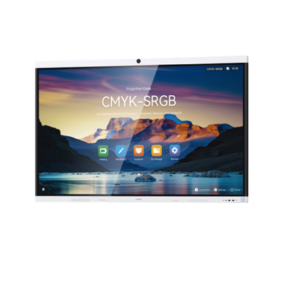 HUAWEI IdeaHub B3, Pantalla interactiva para Colaboración Inteligente, 86, 4K UHD, Harmony, Wi-Fi 6, Seguimiento de Voz, BYOM, Administración desde la Nube Gratis, blanco Jade