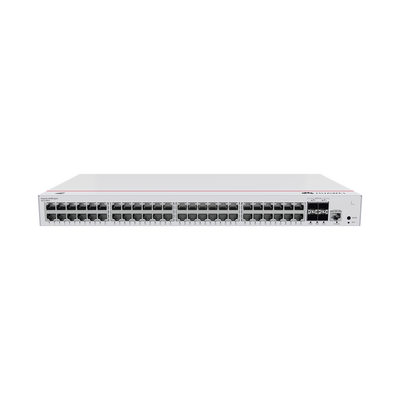 [S220-48P4X] Switch de Acceso Gigabit Administrable PoE Capa 2 / 48 puertos 10/100/1000 Mbps (PoE) / 4 Puertos 10GE SFP+ Uplink / ERPS / IMGP Snooping / DHCP Snooping / PoE Perpetuo / 380W / Administración Nube Gratis