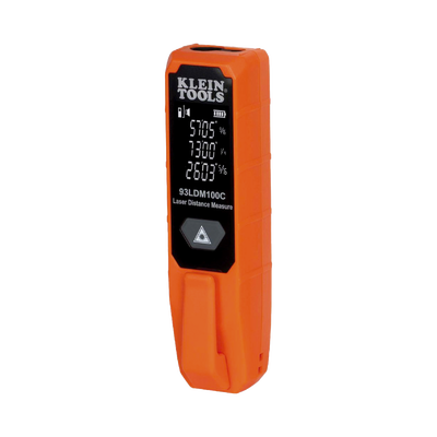 [93-LDM-100C] Medidor Compacto Láser de Distancias. Rango: 5.1 cm a 30.5 m / Opción cm o pulg. o Combinado / Clip para Bolsillo.