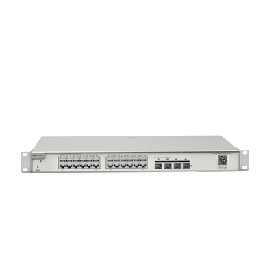 [RG-NBS5200-24GT4XS] Switch Administrable Capa 3 con 24 puertos Gigabit + 4 SFP+ para fibra 10Gb, gestión gratuita desde la nube