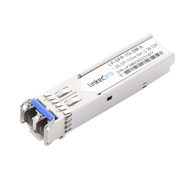 [LP-SFP-1G-SM-5] Transceptor Óptico SFP (Mini-Gbic) / Monomodo 1310 nm / 1.25 Gbps / 1000BASE / Conectores LC/UPC Dúplex / DDM / Hasta 5 km