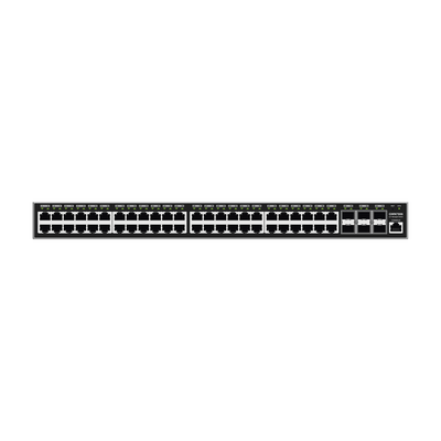 [GWN7806] Switch Gigabit Administrable / 48 puertos 10/100/1000 Mbps + 6 Puertos SFP+ / Compatible con GWN Cloud.