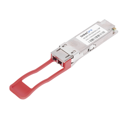 [LP-QSFP-40G-SM-40] Transceptor Óptico QSFP+ (Mini-Gbic) / Monomodo 1310 nm / 40 Gbps / 40GBASE-ER4 /Conectores LC/UPC Dúplex / DDM / Hasta 40 km