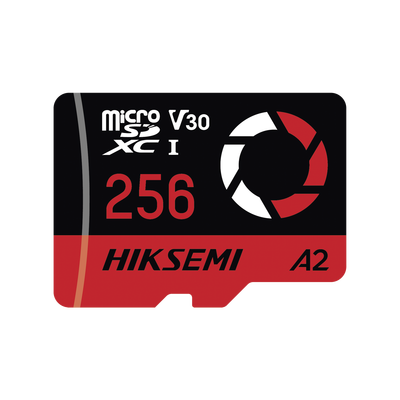 [HS-TF-E3/256G] Memoria MicroSD / Clase 10 de 256 GB / Especializada Para Drones Comerciales, Cámaras de Fotografía y de Video / 180 MB/s Lectura / 150 MB/s Escritura