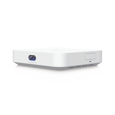 [UCG-MAX] UCG Max Cloud Gateway de 2.5 GbE Compacto con Soporte para hasta 30 Dispositivos UniFi, 300+ Clientes, Enrutamiento IPS de 2.3 Gbps y Almacenamiento 512 GB de Memoria Interna