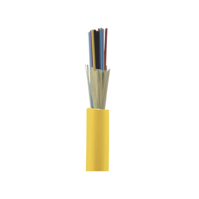 [FSDP924Y] Cable de Fibra Óptica de 24 Hilos, Monomodo OS2 9/125, Interior, Tight Buffer 900um, No Conductiva (Dieléctrica), OFNP (Plenum), Precio Por Metro