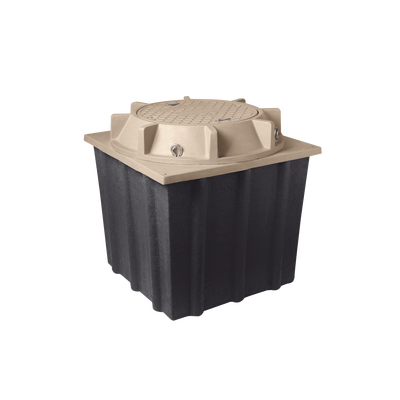 [LP-MH-4X4X4] Registro Manhole con Tapa de Concreto Polimérico 1.22 x 1.22 x 1.22 Metros (4 x 4 x 4 Pies), Resistencia 20 Toneladas, Uso Vehicular Pesado