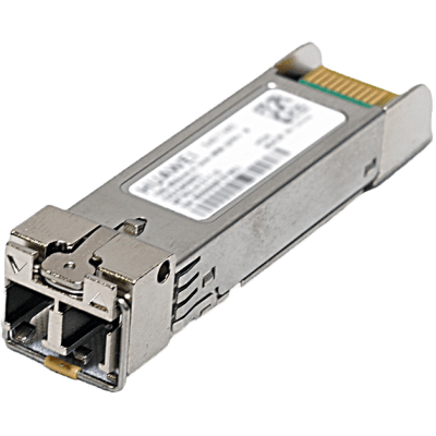Transceptor Optico SFP+ MiniGibic / 10Gbps de velocidad / Multimodo / 850nm / Hasta 300m de distancia / Conector LC