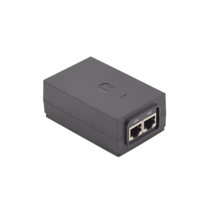 [POE-24-24W] Adaptador PoE Ubiquiti de 24 VDC, 1.0 A Puerto Fast Ethernet