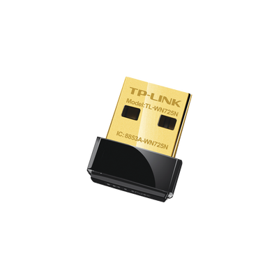 [TL-WN725N] Adaptador USB Nano inalámbrico N 150 Mbps 2.4 GHz con 1 antena interna