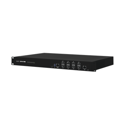 [ER-8-XG] EdgeRouter INFINITY de 8 puertos SFP+ 10 G + 1 puerto RJ45 Gigabit, throughput 80 Gbps, 16 núcleos y 16 GB RAM , fuentes de alimentación modulares Hot-Swappable