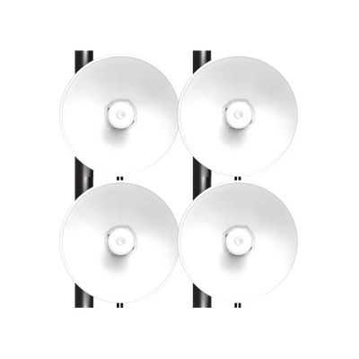 [FORCE-4625-4PACK] Kit de 4 radios FORCE4625 de alto Desempeño / Wi-Fi 6E / Hasta 1 Gbps / 5925 - 7125 MHz / Antena Integrada 25 dBi