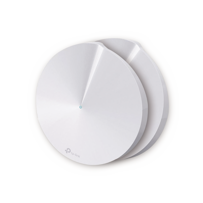 [DECOM5-2PACK] Kit 2 Routers Inalámbricos MESH Interior para Hogar / Doble Banda Wi-Fi 5 AC1300 Mbps / 2 Puerto Gigabit WAN/LAN / 4 Antenas Internas / Administración Mediante la App Deco (iOS, Android) / Protección HomeCare