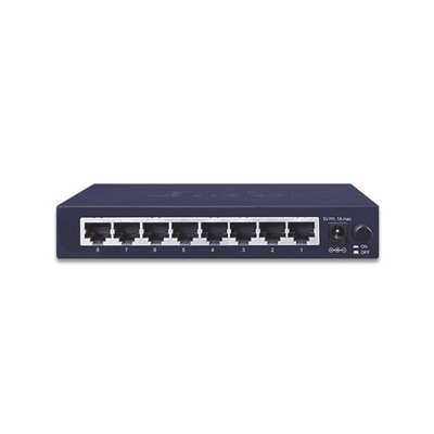 [GSD-803] Switch de Escritorio No Administrable, 8 Puertos Gigabit 10/100/1000 Mbps, Tecnología de Ahorro de Energía de Hasta un 40%
