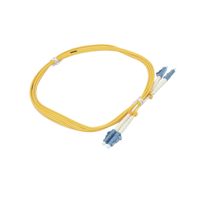 [OFC-LC/PC-LC/PC-D-20-2] Jumper de Fibra Óptica Duplex, Monomodo, con Conectores LC/UPC-LC/UPC, 2 Metros (6.56 Pies)