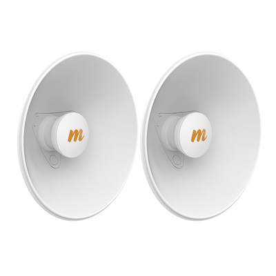 [N5-X20-2PACK] Par de Antenas Modulares Dual Slant, 4.9 - 6.4 GHz, Dimensiones (27 cm), Apertura 45°, Ganancia de 20 dBi, Diseñadas para radio C5x