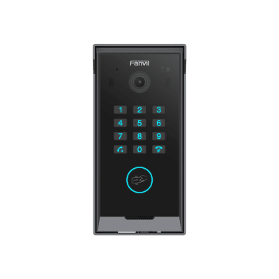[I60K] Videoportero Slim IP SIP con Cámara HD, IP IP65, Teclado Numérico y Relé, Apertura por BLE, Tarjeta, Remoto, Protocolo ONVIF, Compatible con App Fanvil Link