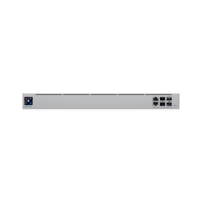 [UXG-ENTERPRISE] UniFi Enterpirse Router Empresarial de Alto Rendimiento / 12.5 Gbps IDS/IPS / Firewall de Capas Aplicativa / 5 Puertos WAN Máx. (1x25G SFP28, 1x2.5 GbE RJ45) / Conexión VPN Avanzada / Redundancia PSU Hot-Swappable / Montaje en Rack 1U