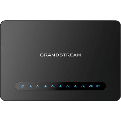[HT-818-V2] Gateway 8 Puertos FXS (Conectar Teléfono Análogo) con Router NAT Gigabit / 2 Perfiles SIP / Cifrado AES / Conferencia de Voz 3 Participantes / Calidad de Voz HD / Fax T.38 / 2 Puertos Gigabit / Aprovisionamiento Automatizado TR069