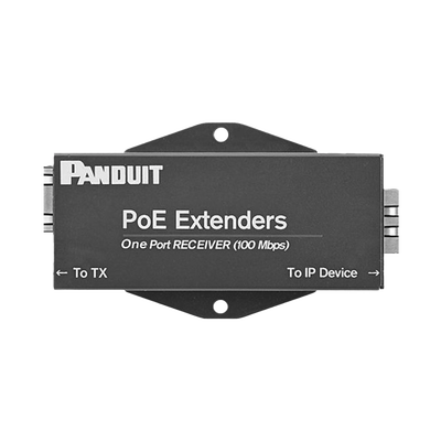 [POEXRX1] Receptor PoE/PoE+ Para Uso con Transmisor POEXTX1, Hasta 610 Metros (2000 ft) con Cable Cat5e o Cat6, 10/100Mbps