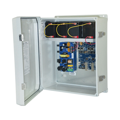 [NETWAY-SP4-WPX] Fuente de Alimentación para PoE / 2 Entradas 1G Fiber SFP / 4 Salidas 10/100/1000 PoE/PoE+ configurable para 2 Salidas 60W Hi-PoE / Nema IP66 / Con capacidad de batería de respaldo / Requiere batería