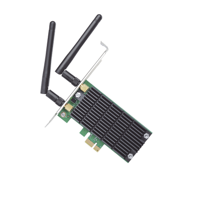 Adaptador PCI inalámbrico doble banda AC 1200 Mbps / Antena de alta ganancia / Tecnología MU-MUMO 2X2 / Soporte de perfil bajo y Altura completa